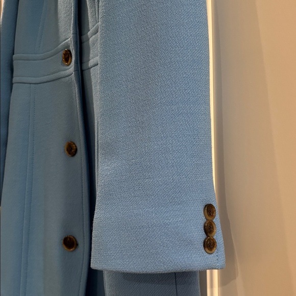 J. Crew Blue Lady Day Coat 6P - Picture 3 of 11